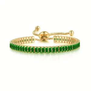 Pulsera de Circonia Verde