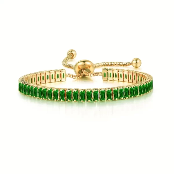 Pulsera de Circonia Verde