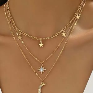 Collar Estrella y Luna