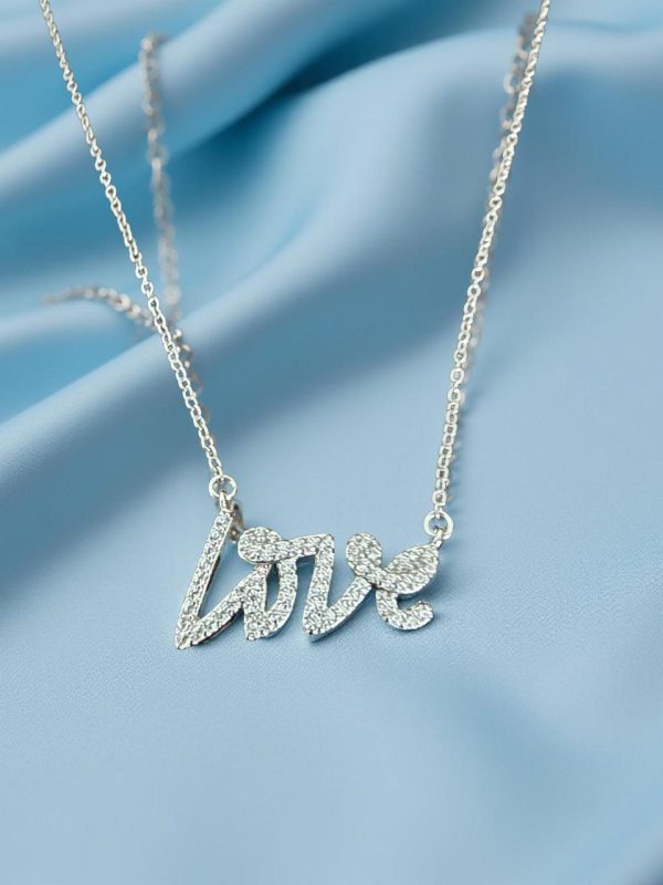 Collar Love Plata - Imagen 5