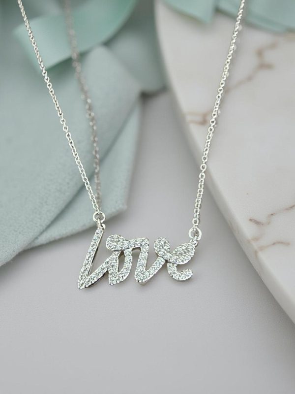 Collar Love Plata - Imagen 4