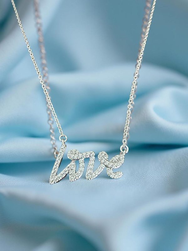 Collar Love Plata - Imagen 3
