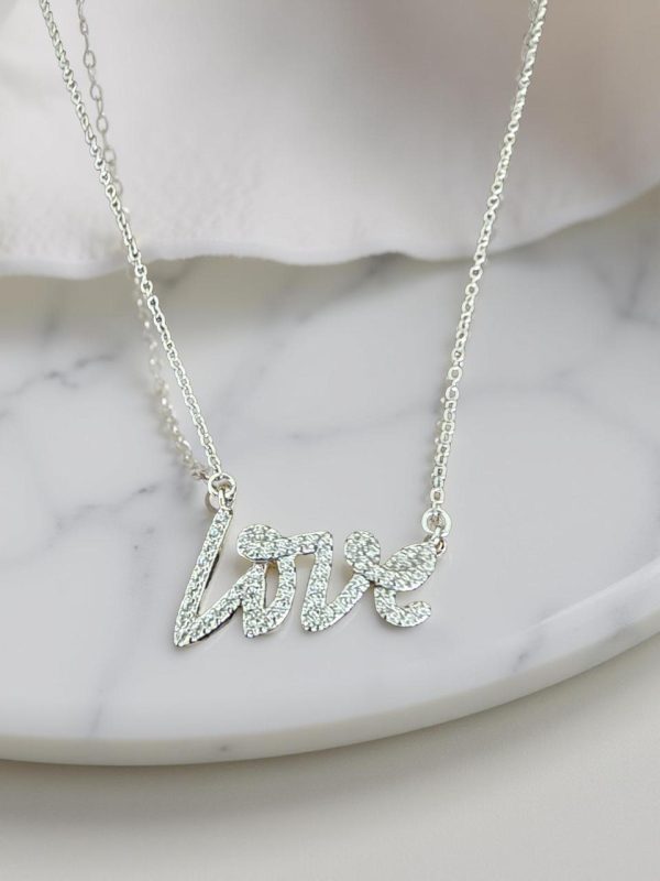 Collar Love Plata - Imagen 2