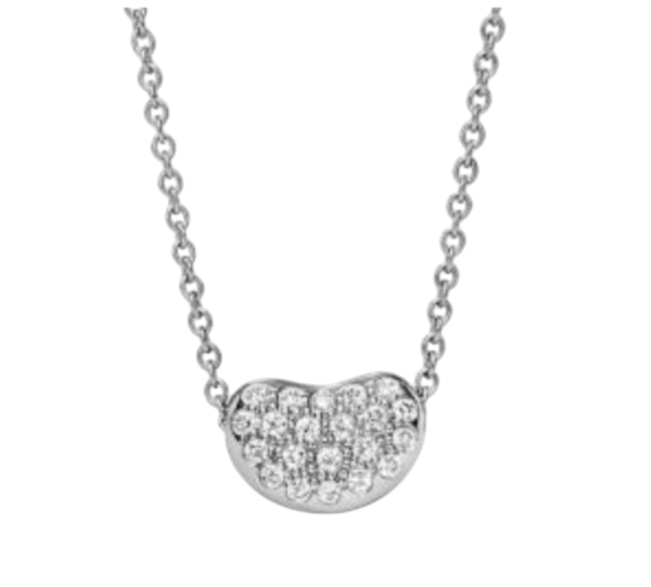 Collar corazon plata