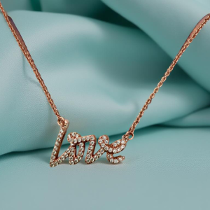 Collar Rose Gold  Love